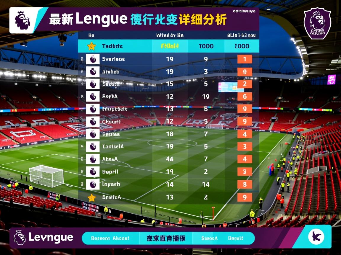 最新英超积分榜变化详细分析